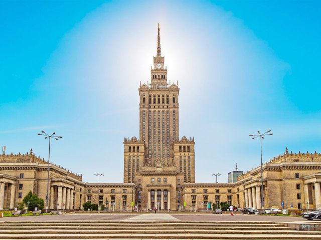 Palace of Culture and Science in Warsaw, Poland