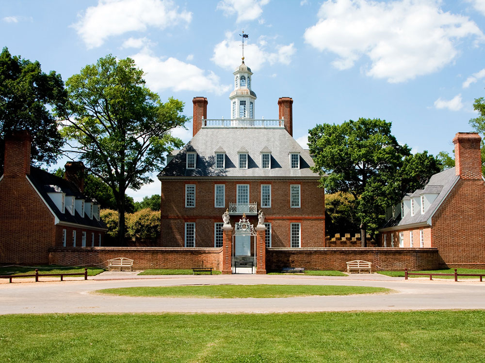 the front of a stately red-brick building