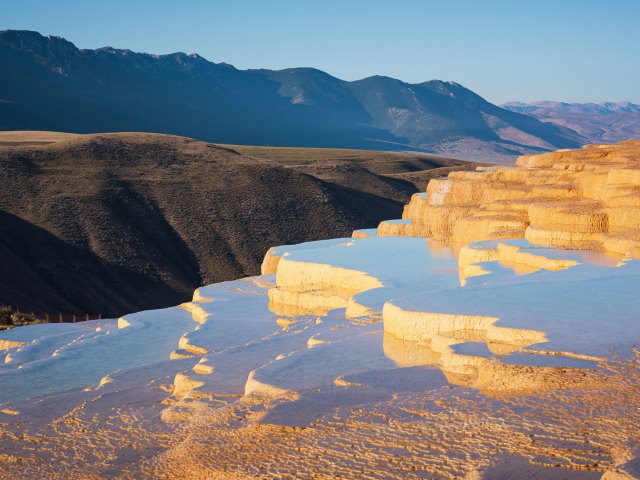 Terraced travertine pools of Pamukkale, Turkey