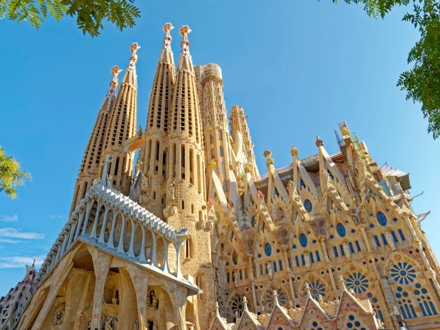 Image of La Sagrada Familia in Barcelona, Spain