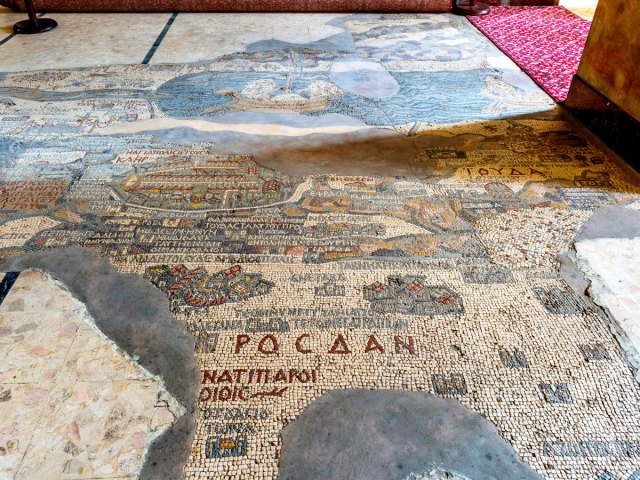 Image of the Madaba Map in Madaba, Jordan