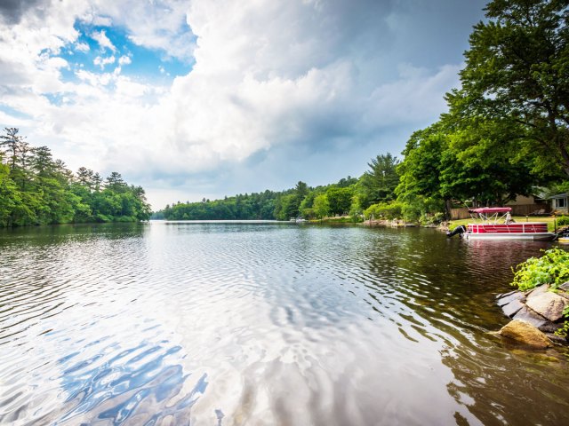 Piscataquog River in Manchester, New Hampshire