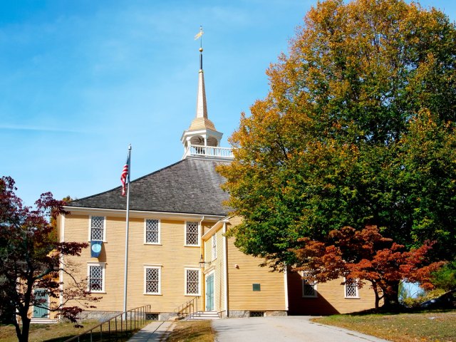 Exterior of the Old Ship Church in Massachusetts