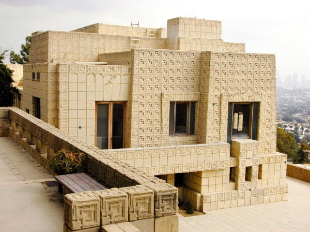 Ennis House in Los Angeles, California