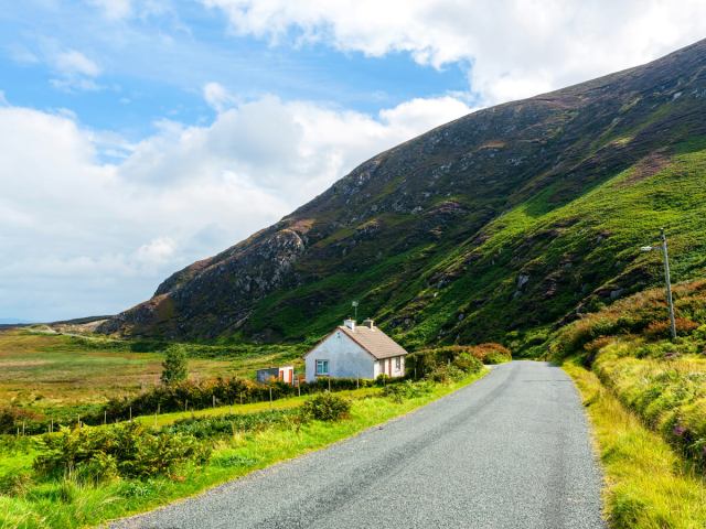 Image of the Wild Atlantic Way coastal driving route in Ireland