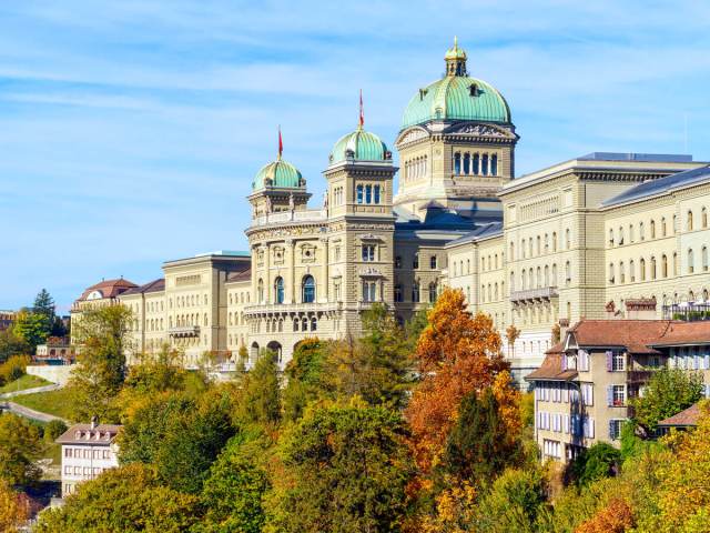 Parliament building in Bern, Swtizerland