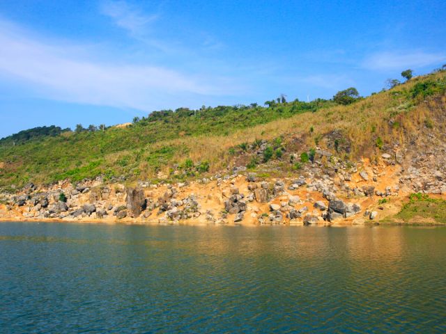 River on the border of Bangladesh and India