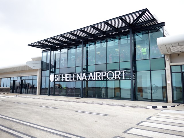 Terminal building at St. Helena Airport