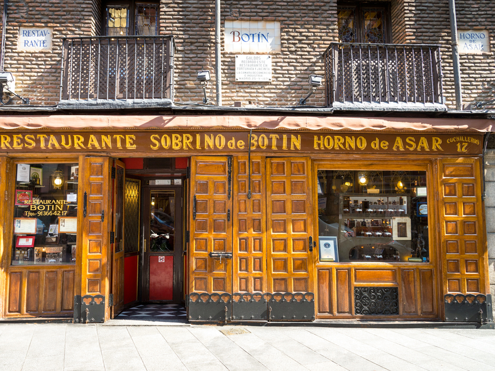 Botín restaurant in Madrid, Spain