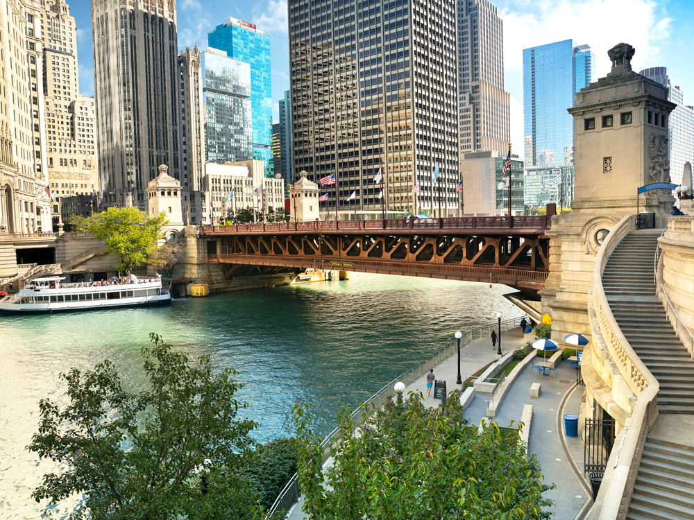 Bridge across the Chicago River