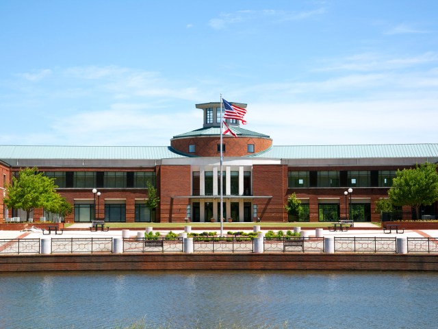 Scottsboro High School campus in Scottsboro, Alabama