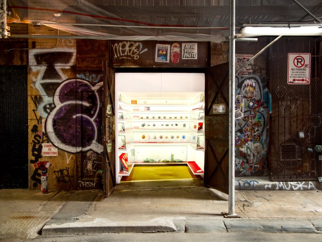 Miniscule Mmuseumm housed in a former freight elevator in New York City