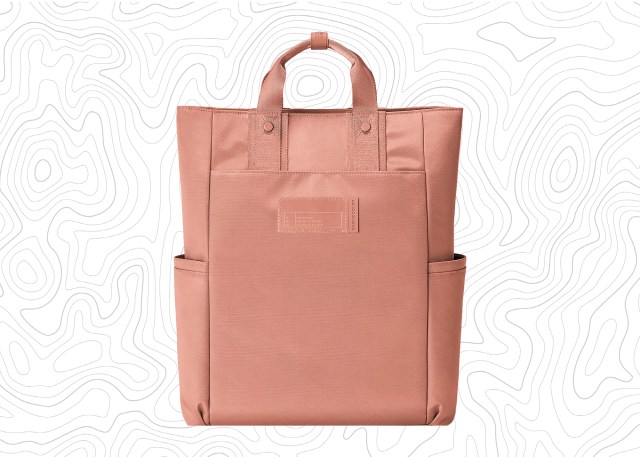 Image of pink travel tote bag