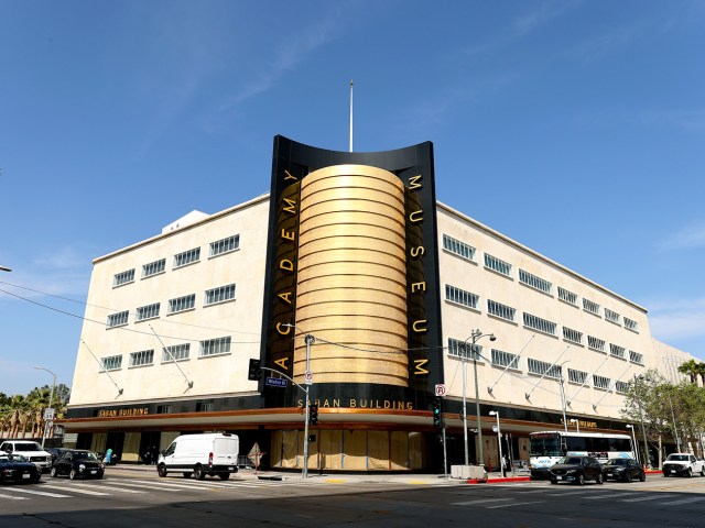 Exterior of the Academy Museum of Motion Pictures in Los Angeles, California