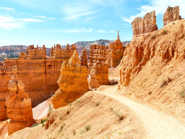 Sandstone rock formations in Utah