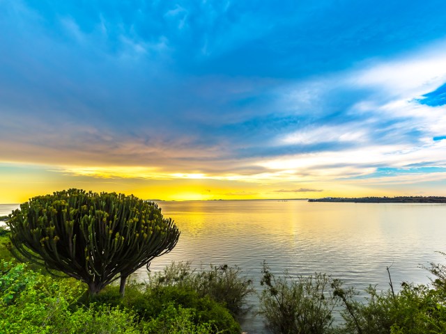 Sunset over Lake Victoria