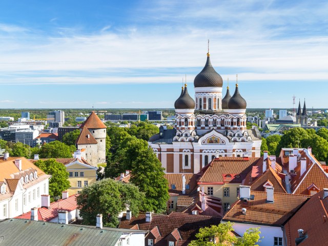 Cityscape of Tallinn, Estonia