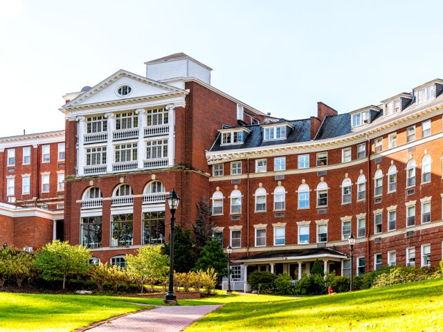 Exterior of Omni Homestead Resort in Hot Springs, Virginia