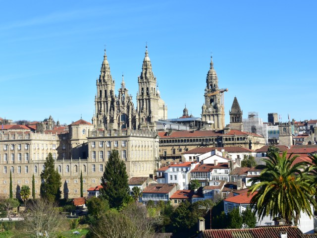 Cityscape of A Coruña, Spain