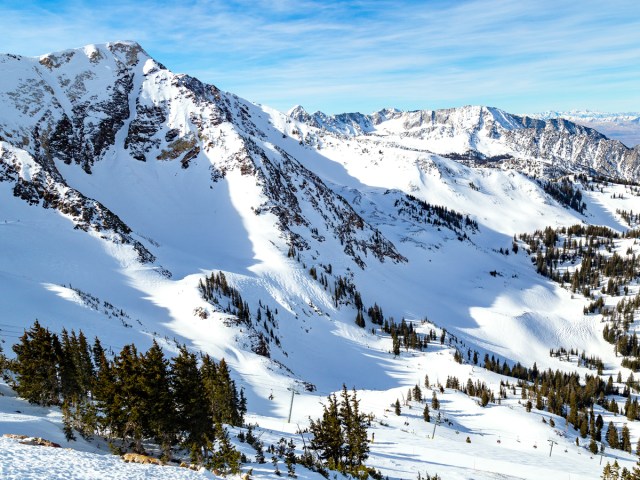 Overview of the Alta Ski Area in Utah