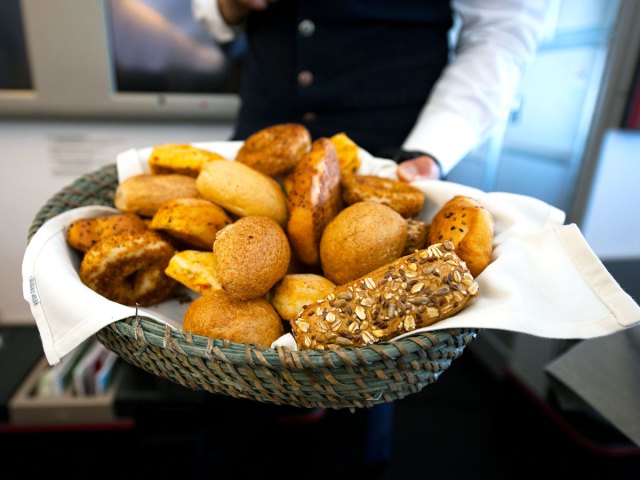 Bread basket on Turkish Airlines