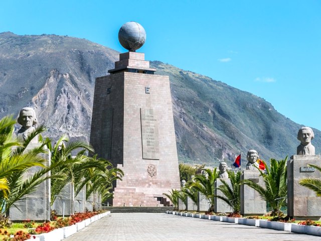 Equator monument near Quito, Ecuador