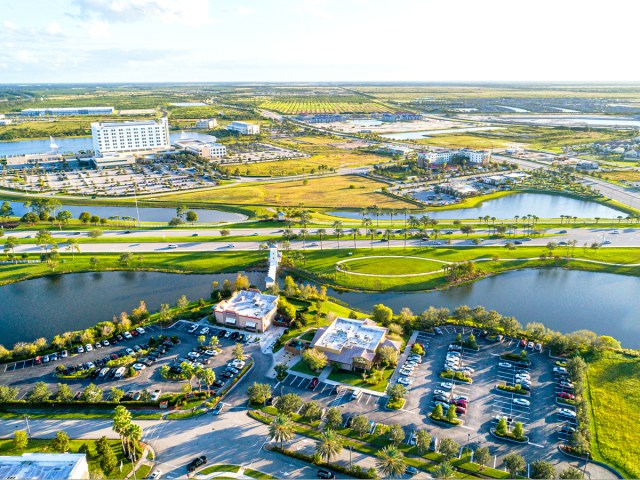 Aerial view of Port St. Lucie, Florida