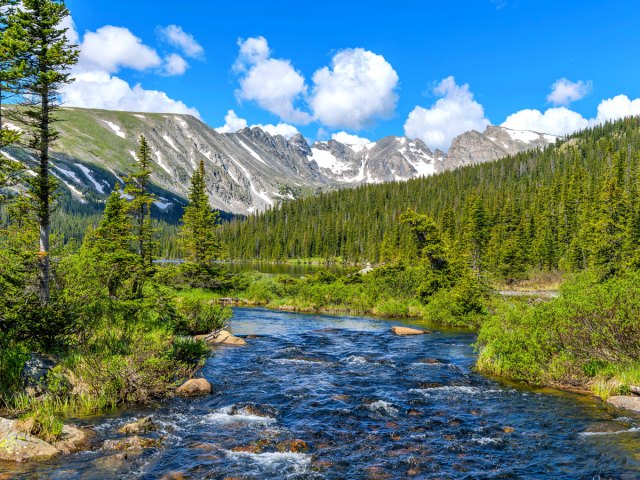 River in the mountains outside of Boulder, Colorado