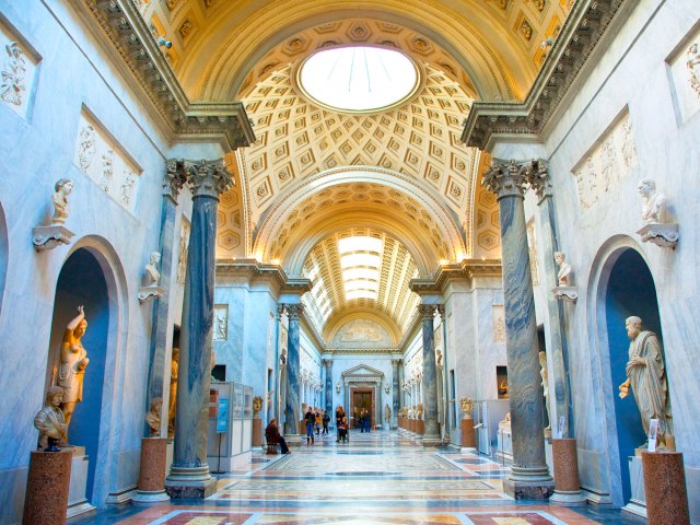 Exhibits in the Vatican Museums