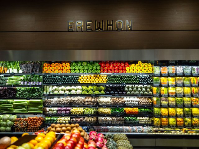 Produce at Erewhon grocery store in California