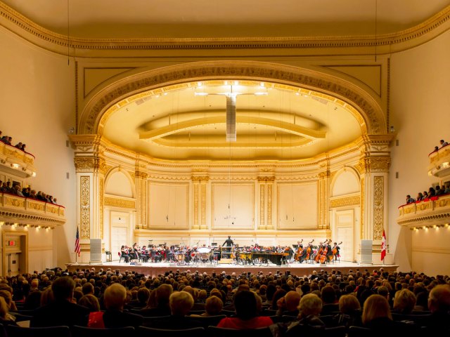 Performance at Carnegie Hall in New York City