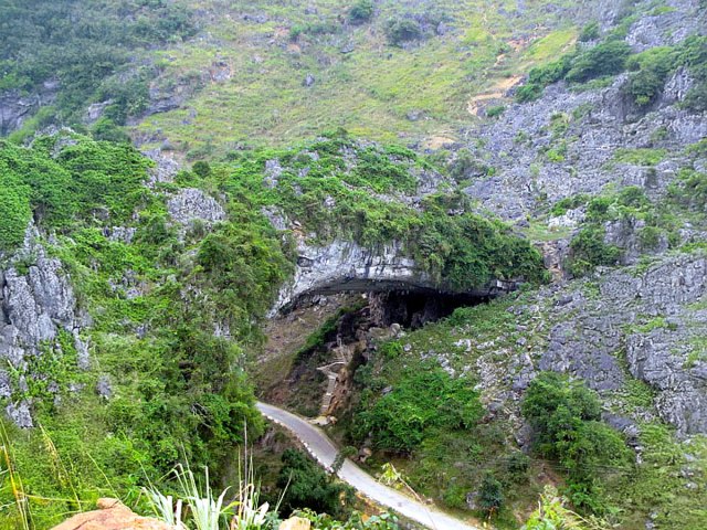 Jiangzhou Natural Bridge in China