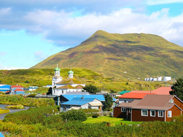 Overview of Dutch Harbor, Alaska