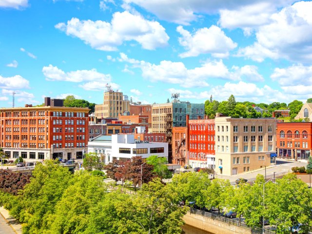 Cityscape of Bangor, Maine