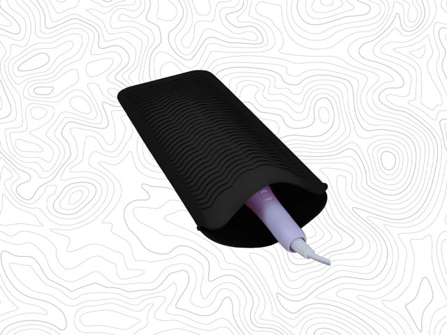 Product image of heat-resistant silicone pouch