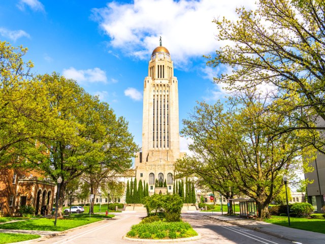 Nebraska State Capitol in Lincoln