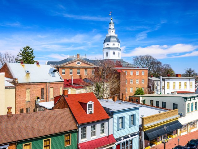 Cityscape of Annapolis, Maryland