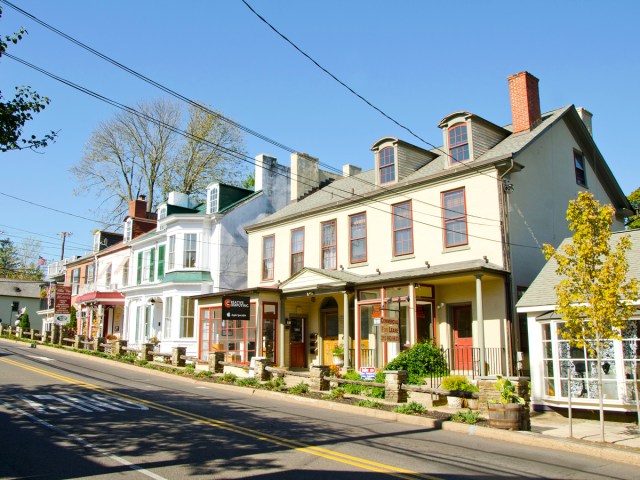 Downtown New Hope, Pennsylvania