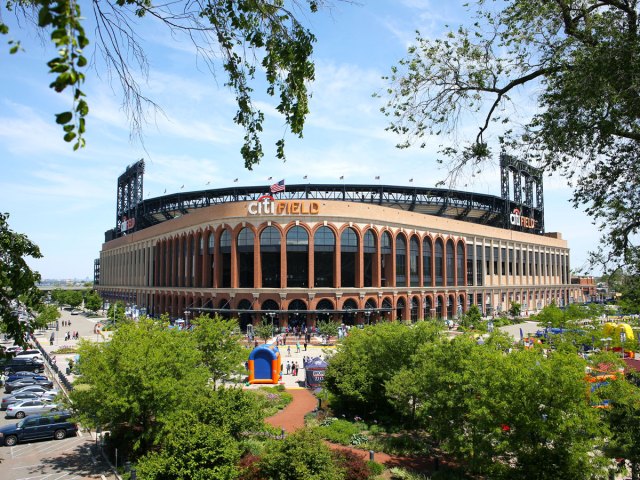 Exterior of Citi Field in Queens, New York City