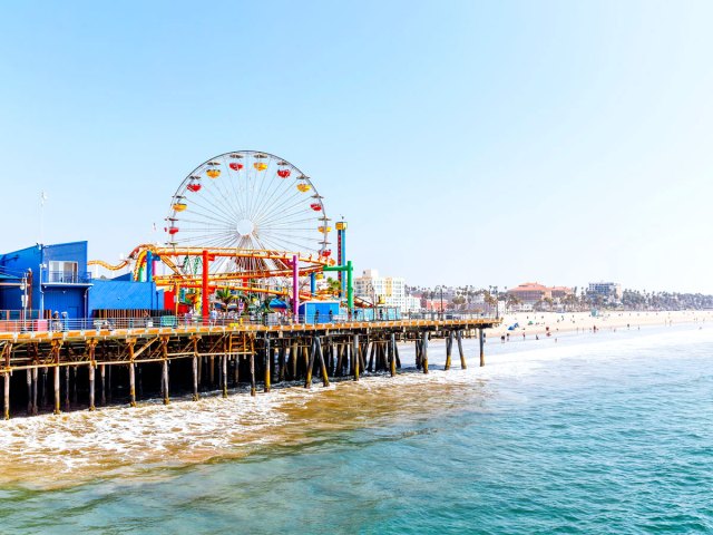 Santa Monica Pier in Southern California