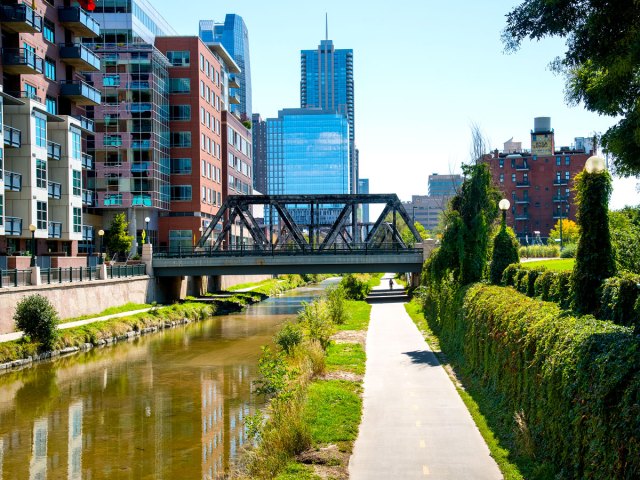 Cherry Creek in downtown Denver, Colorado