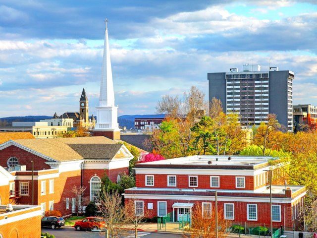 Cityscape of Fayetteville, Arkansas
