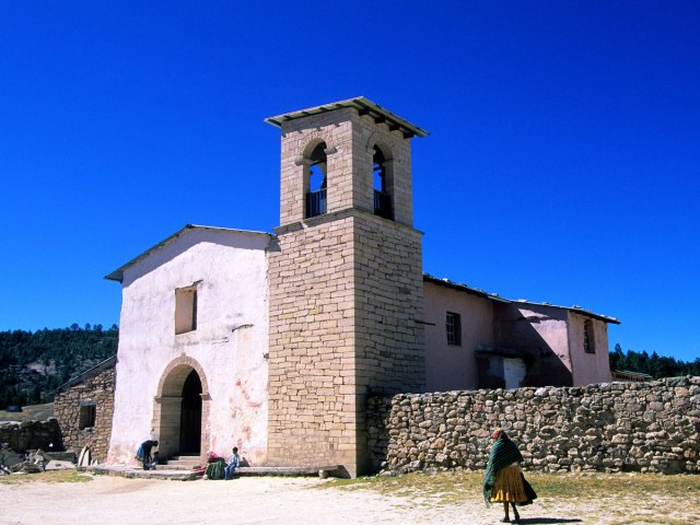Cusarare Mission near Creel, Mexico