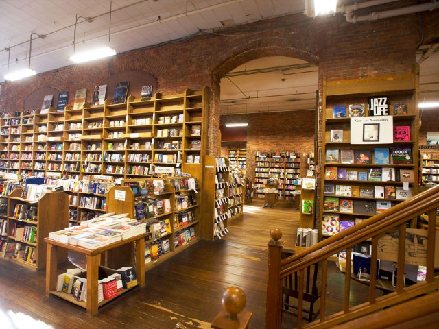Interior of Elliot Bay Book Company in Seattle, Washington