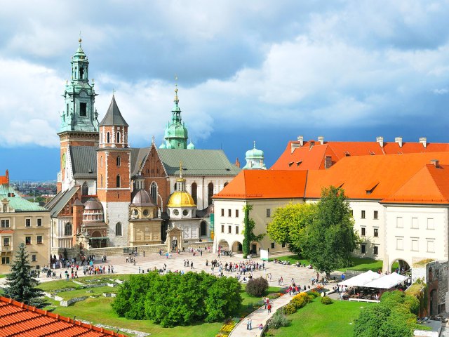 Wawel Royal Castle in Kraków, Poland