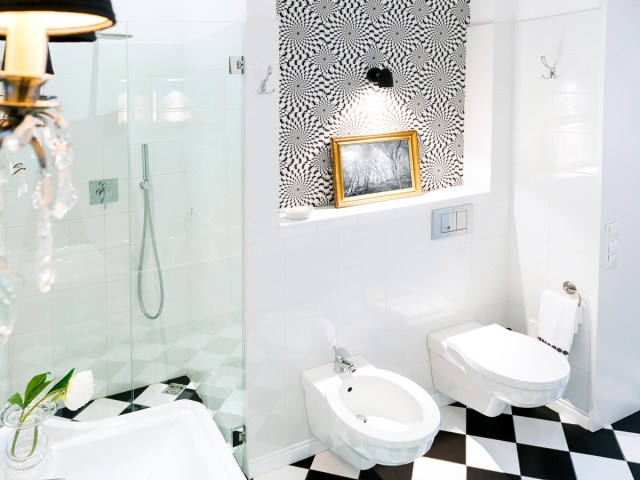 Bathroom with bidet