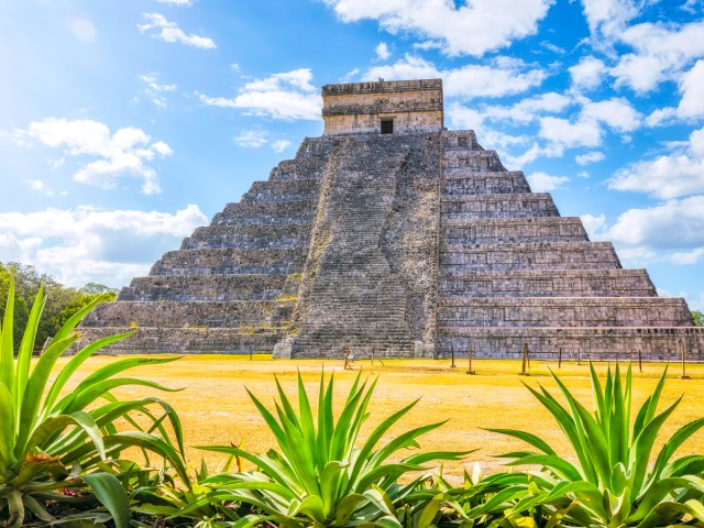 Chichen Itza Maya archaeological site in Mexico today