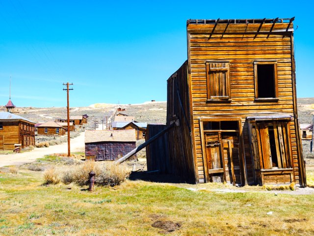 Abandoned buildings in Bodie, California